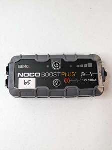 lot 65 image: NOCO GB40 Genius Boost Plus 1000 Amp 12v - No Jump Starter Cables