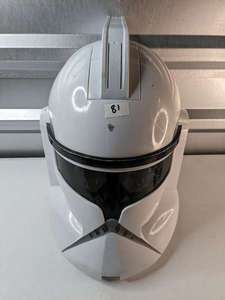 lot 81 image: Star Wars Clone Storm Trooper Talking Helmet Hasbro