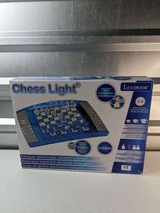 lot 83 image: Lexibook ChessLight Electronic Computer Chess Game Illuminated Board ELO1800