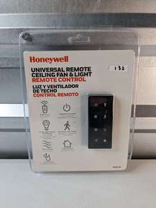 lot 132 image: Honeywell Universal Remote Ceiling Fan & Light Remote Control wSmart Sync New