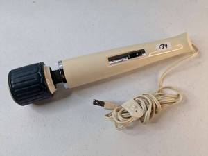 lot 134 image: Vintage Hitachi Magic Wand Hand Massager Vibrator HV-210