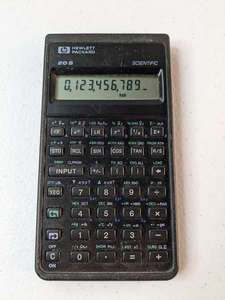 lot 154 image: Hewlett -Packard Scientific Calculator HP-20S