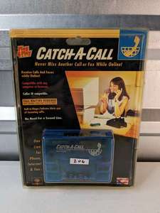 lot 206 image: Catch-A-Call Telephone Line Sharing Device Phone Fax & Internet One Line - NEW