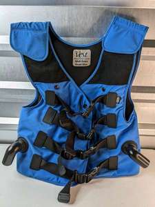 lot 219 image: The Vest Airway Clearance System Adult Extra Small Slim Blue Vest ONLY