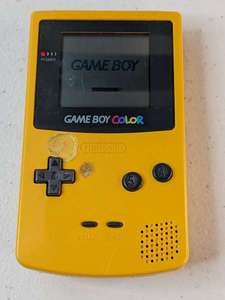 lot 230 image: Gameboy Color Console CGB-001 Dandelion Yellow - No Battery Cover