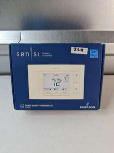 lot 264 image: Emerson Sensi ST55U Wi-Fi Smart Home Thermostat - Sealed