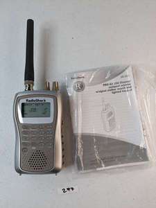 lot 277 image: Radio Shack 20-501 PRO-83 200-Channel Handheld Scanner Radio