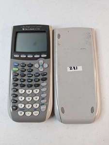 lot 281 image: Texas Instruments TI-84 Plus Silver Edition Graphing Calculator