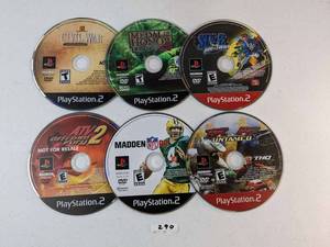 lot 290 image: 6 - PlayStation 2 Games #290