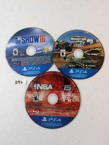 lot 296 image: 3 - PlayStation 4 Games #296