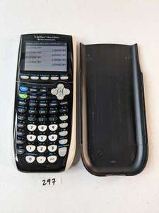 lot 297 image: Texas Instruments TI-84 Plus C Color Silver Edition Graphing Calculator