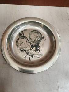 lot 62 image: Franklin Mint - Sterling - Limited Edition - 1971 Norman Rockwell