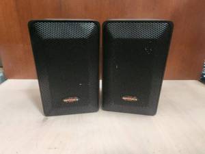 lot 59 image: Pair of Optimus 40watt satellite speakers
