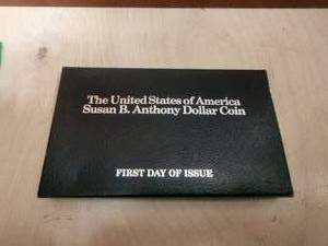 lot 32 image: The United States of America Susan B. Anthony Dollar Coin - First Day of issue