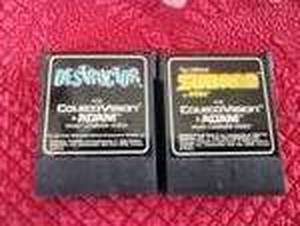 lot 72 image: Vintage Sega game cartridges - Destructor & Subroc