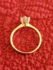 lot 77 image: Ring - 18k gp - sz. 7.5
