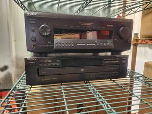 lot 141 image: Sony Audio-Video Control Center and Sony 5 Disc CD player
