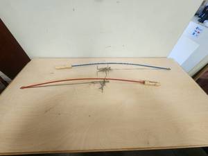 lot 160 image: Selection of 2 FireBuggz campfire marshmellow roasting fishing poles