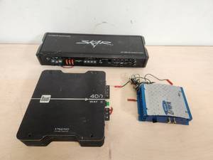 lot 170 image: Selection of 3 car audio amps