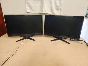 lot 187 image: Pair of Acer computer monitors