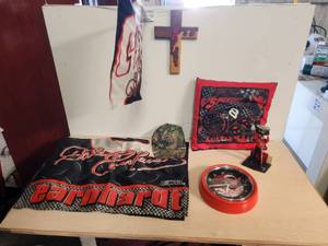 lot 219 image: Selection of Earnhardt Sr. and Jr. items