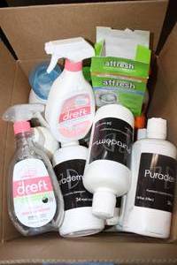 lot 10 image: Laundry Soaps Puraderm, Dreft Shout and more