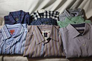 lot 100 image: Mens Clothes Dress shirts, see pictures