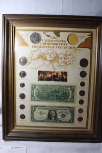 lot 135 image: Coins US Commemorative Presidential Collection - Stamps, coins and dollars