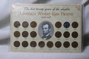 lot 141 image: Coins Lincoln Wheat-Ear Penny 1939-1958 Collection