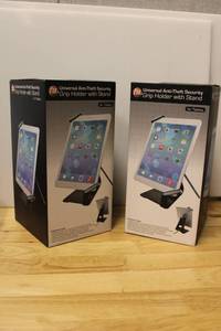 lot 26 image: (2) CTA Universal Anti-Theft Security Grip holder with stand for Tablets (Looks unused)