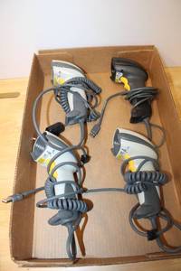 lot 27 image: (4) Bar code scanners Symbol