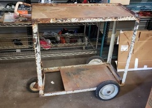 lot 63 image: Rolling Industrial Cart
