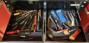 lot 72 image: Large Lot of Hand Tools, Contents of Top 2 Drawers