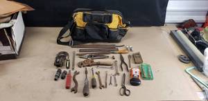 lot 78 image: Tool Bag and Misc. Tools