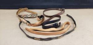 lot 81 image: Lot of Leather Belts and Straps