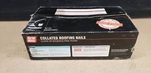 lot 107 image: Box Collated Roofing Nails