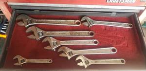 lot 119 image: Lot of 7 Wrenches, 6 to 12