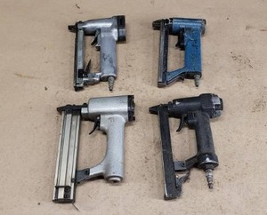 lot 127 image: Lot of 4 Pneumatic Staplers
