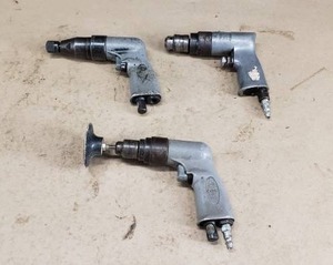 lot 129 image: Lot of 3 Pneumatic Drills.  2 Sioux & 1 Ingersoll Rand