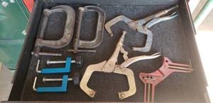 lot 136 image: Lot of 7 Vises & Clamps