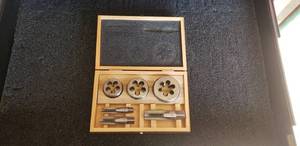 lot 137 image: New Tap & Die Set in Box.  14, 38 & 12