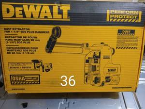 lot 36 image: DEWALT DUST EXTRACTOR