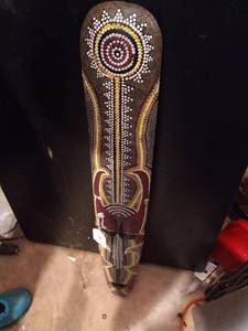 lot 70 image: HAND CARVED WOODEN TRIBAL ART