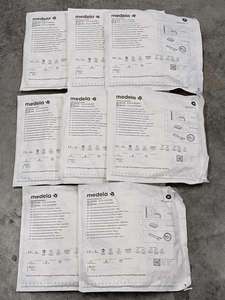 lot 7 image: Lot of 8 - Medela Invia Foam Dressing Kit With FitPad Medium EXP 2023-09-29
