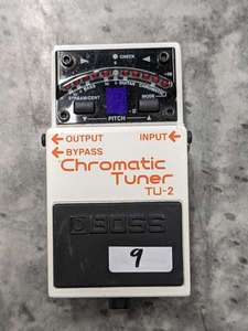 lot 9 image: Boss TU-2 Chromatic Guitar Bass Tuner Pedal