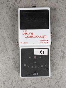 lot 18 image: Johnson Chromatic Tuner CFT Pedal No Adapter