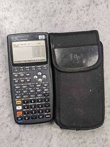 lot 23 image: HP 50g Hewlett Packard Graphing Calculator w Case