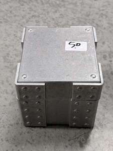 lot 50 image: OAKLEY TIME BOMB METAL ALUMINUM DISPLAY CASE Only