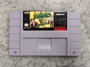 lot 62 image: Zombies Ate My Neighbors - Nintendo SNES Game Authentic