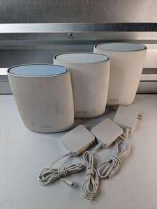 lot 83 image: NETGEAR Orbi 2x RBS50 1x RBR50 Satellite Home Mesh WiFi
